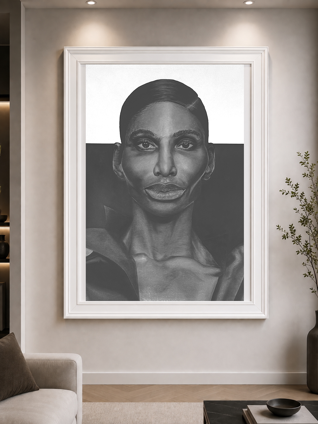 Michaela Coel: commissioned hyperrealistic portrait by Good Ereseh